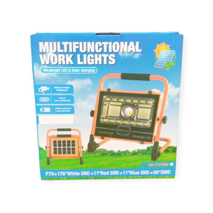 FA-XG-T37SMD Rechargeable Solar Powered Loadshedding Work Light