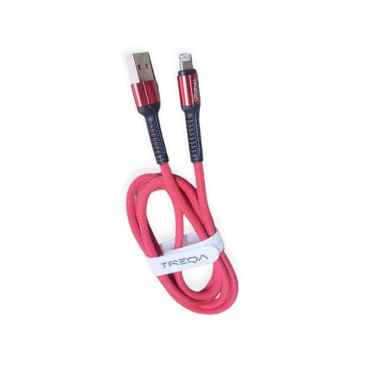 Treqa CA-8552 Lightning USB Cable For IOS 3.1A 1M