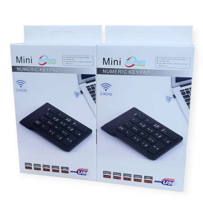 WX-SZJ6 18 Keys Wireless 2.4ghz Numerical Keypad