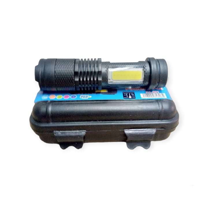 FA-801 Power Style Rechargeable Mini Flashlight COB + LED