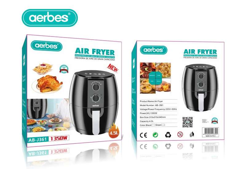 Aerbes AB-J361 1450W Multifunctional Air Fryer 5.5L