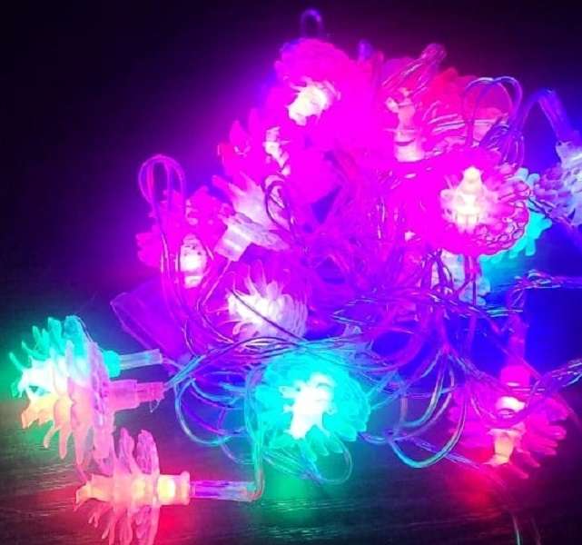 ZYF-56 Pinecone Shaped LED Fairy String Light RGB 5m