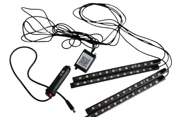 Aerbes AB-Q528 RGB 5050 SMD DuoCo Strip App Car Atmosphere 10W LED Lamp