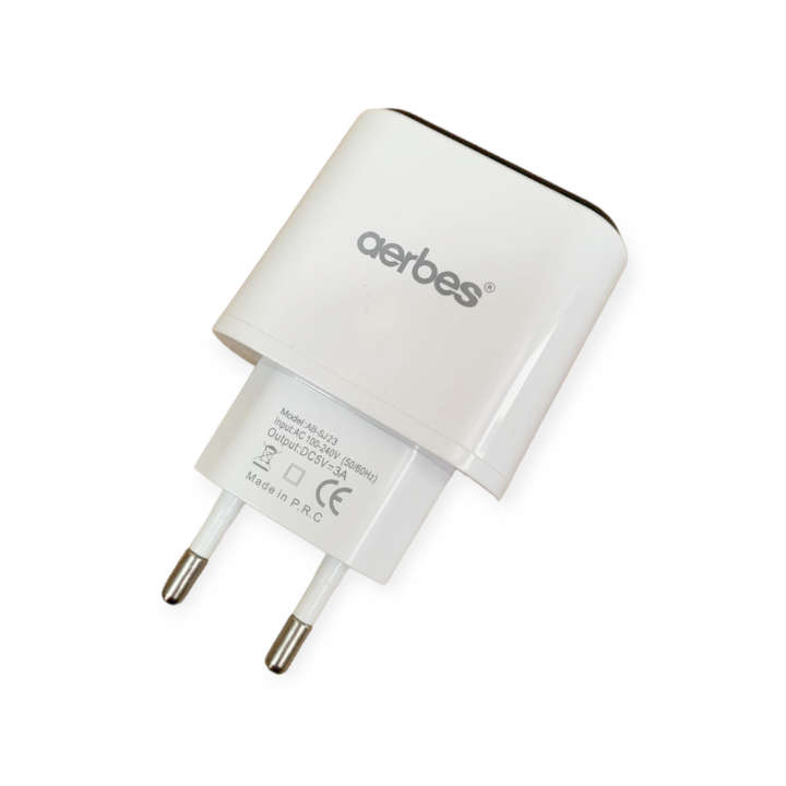 Aerbes AB-SJ23 Smart 3 Port USB Fast Charger 3.0A