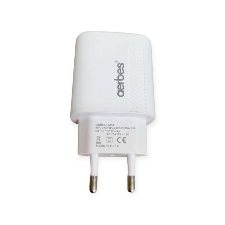 Aerbes AB-SJ30 Portable QC3.0 USB Wall Fast Charger