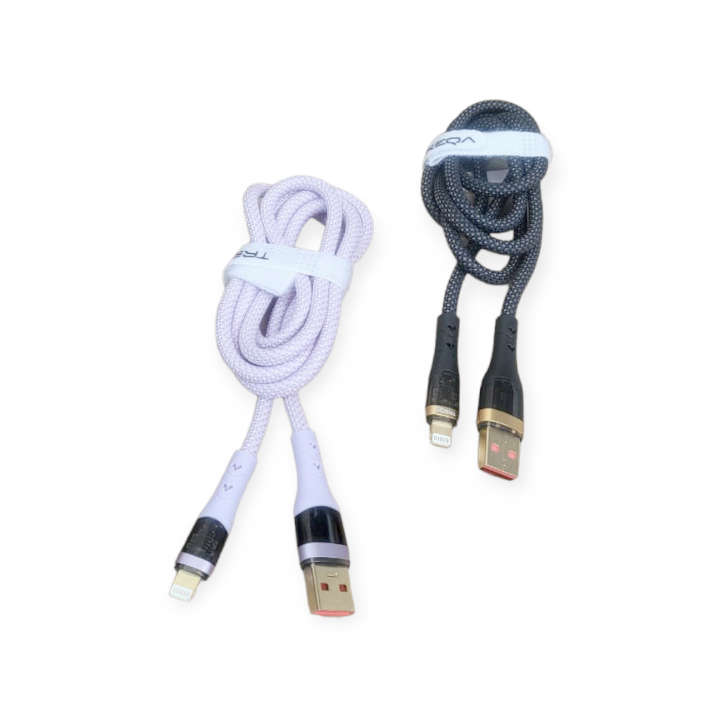 Treqa CA-8812 USB To Lighting Pin 9.1A Cable For IOS 1M