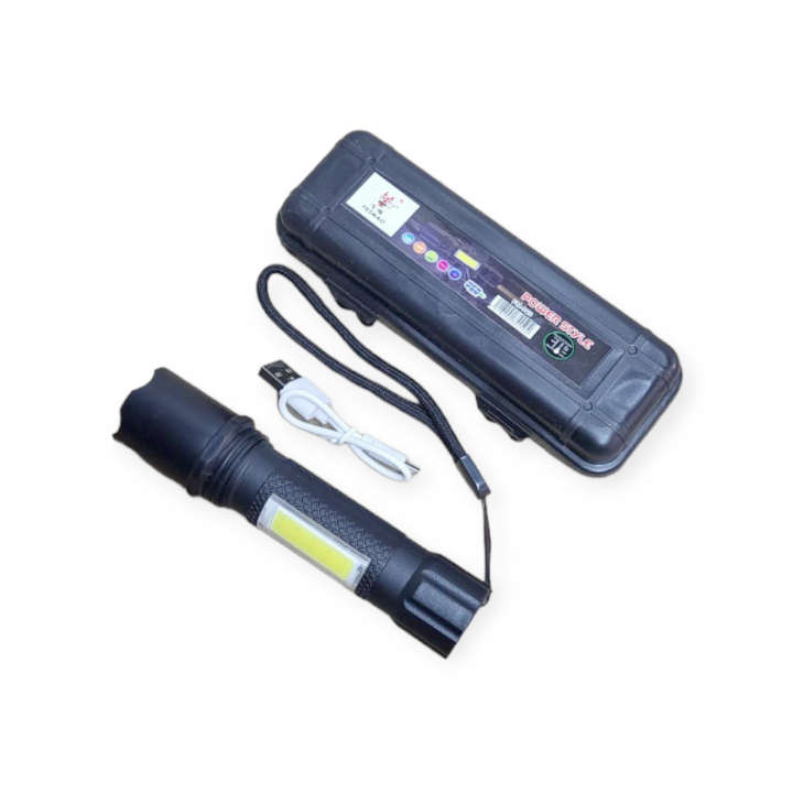 Feimao FA-923 USB Rechargeable Flashlight With Lanyard
