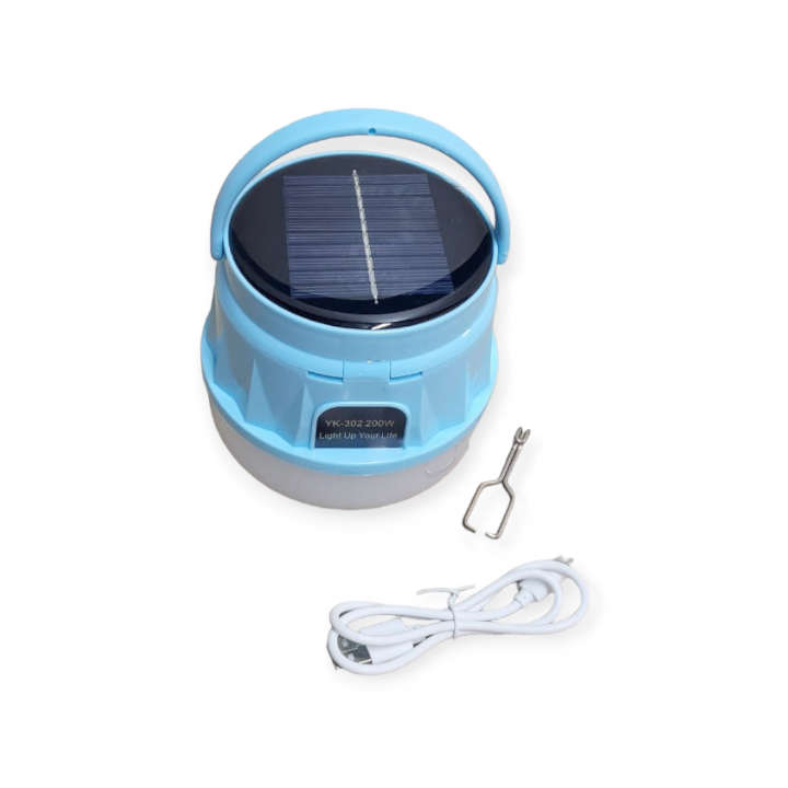 Aerbes AB-TY23 Solar Powered Camping Light With A Hook 200W