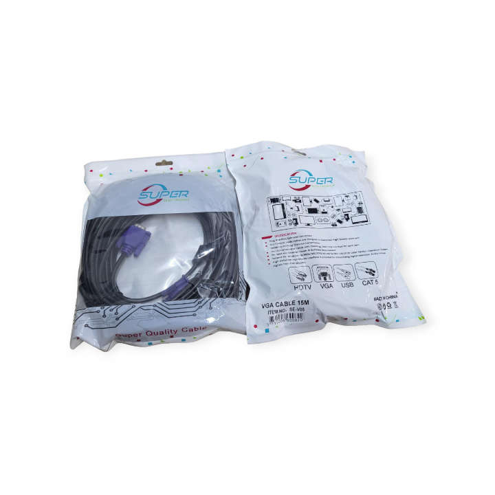 SE-V05 Male VGA To Male VGA Cable 15M