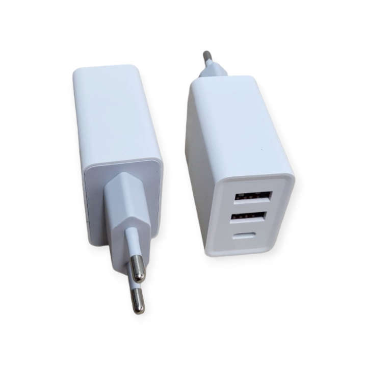 Treqa CH-645 Dual USB + PD Wall Charger 38W