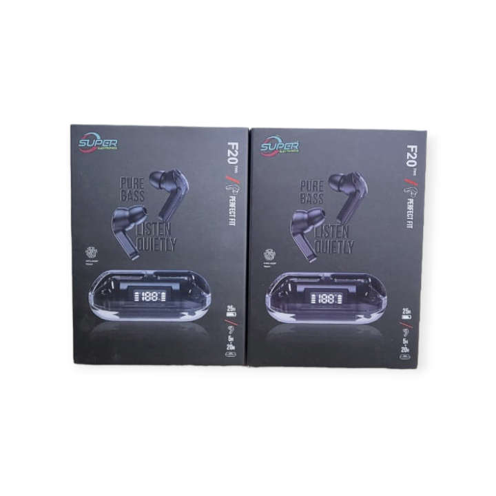 AH-807E TWS Transparent Shell Intelligent Touch Bluetooth Headset F20