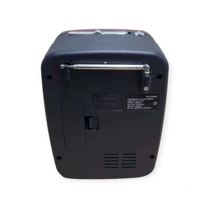 YS-216BT Rechargeable RGB Bluetooth MP3 Speaker Player With Torch