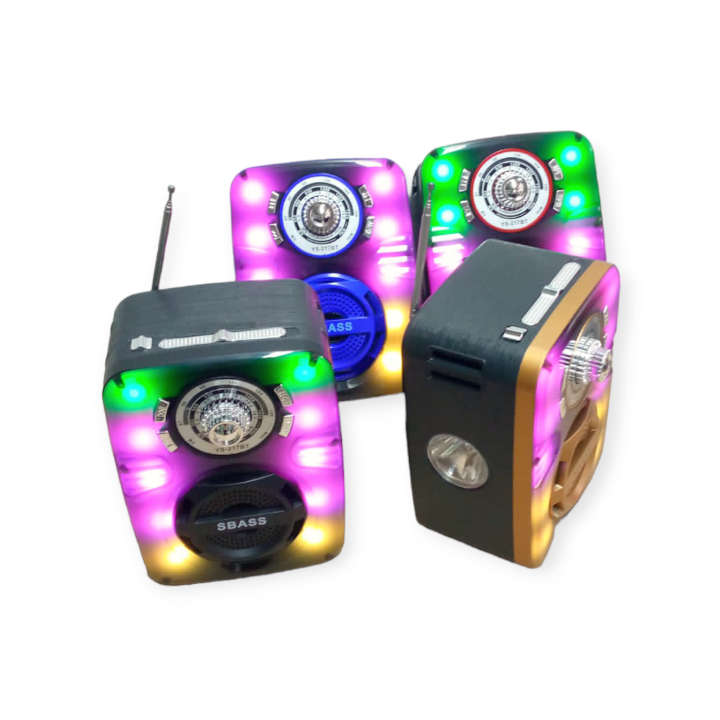 YS-217BT Rechargeable RGB Bluetooth MP3 Speaker Player With Torch