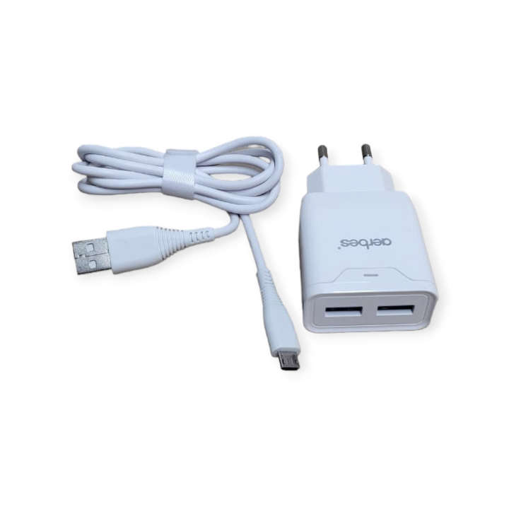 Aerbes AB-S630M Dual Port 2,4A Charger With Micro USB Cable