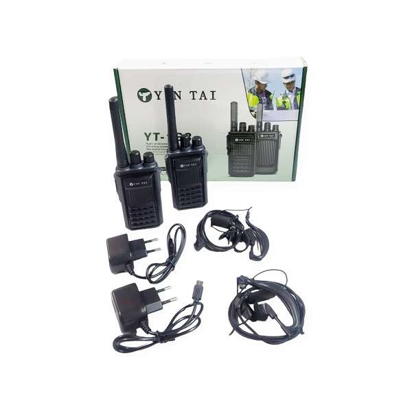 YT-168 Set Of 2 Way Radio. One Button Pairing With Any Other Walkie Talkie