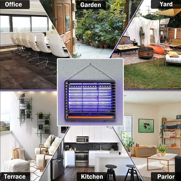 PM-029 Electric Fly Killer 8W, UV Bug Zapper Mosquito Killer Lamp For Home With Hanging Hook