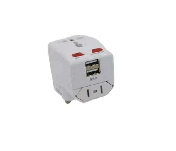 Converter Socket 2.1A EU Adapter Charger With USB AC Power Plug