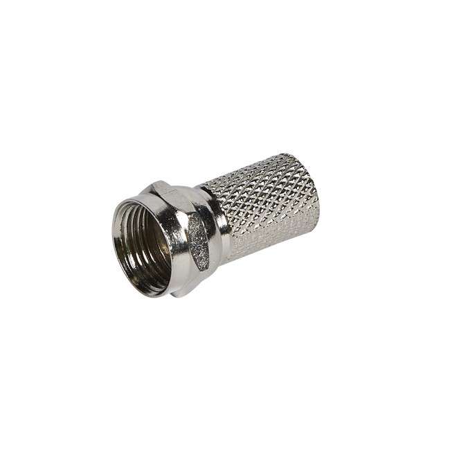 Self Tightening F-Head TV Screw Connector Pack OF 100
