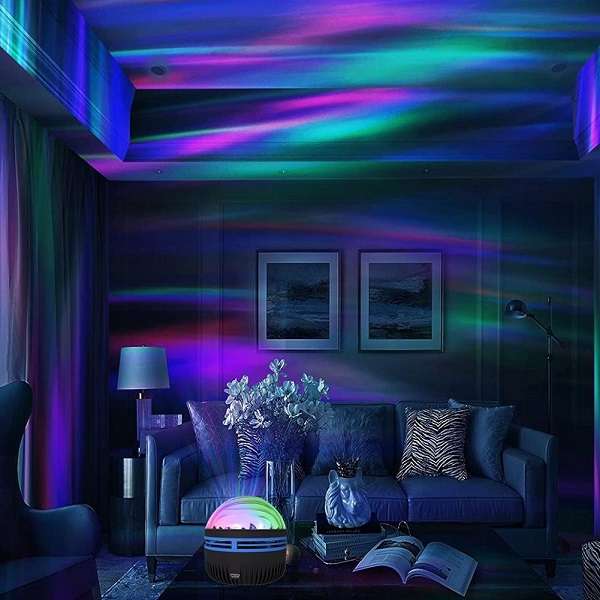 Wolulu AS-50302 LED Projection Sphere Wave Magic Ball Light with Remote Control