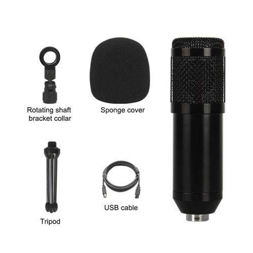 XF0125 BM-800 Adjustable Studio Mic USB Condenser Sound Recording Microphone