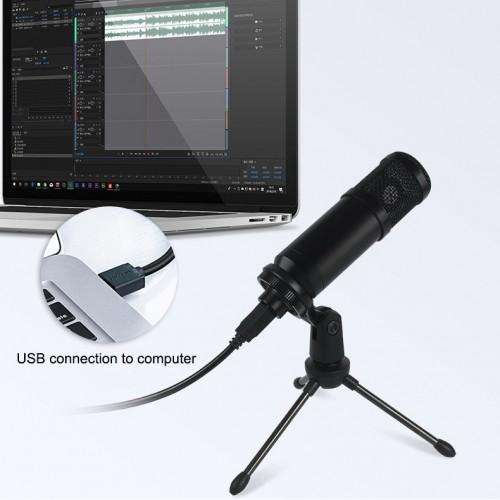XF0125 BM-800 Adjustable Studio Mic USB Condenser Sound Recording Microphone