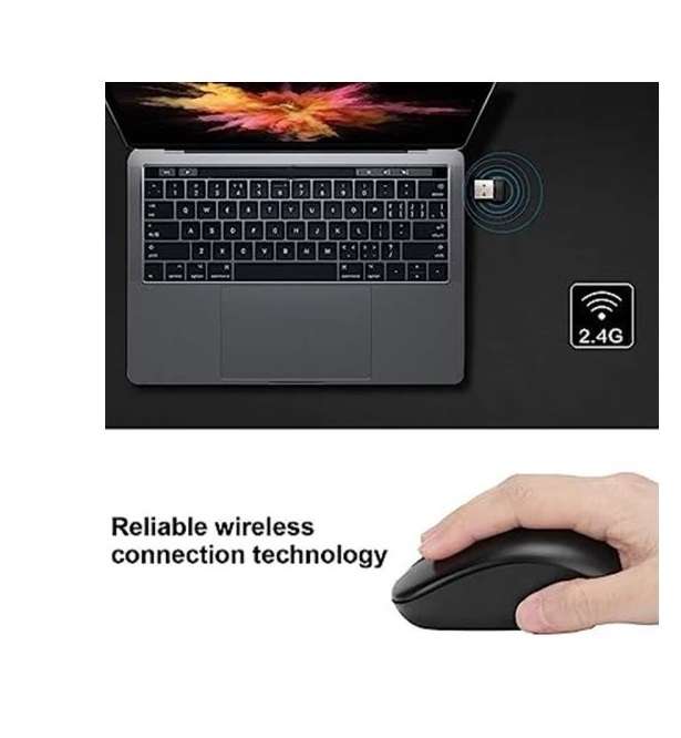 JG906 Wireless Mouse  With USB Receiver For Laptop Pc