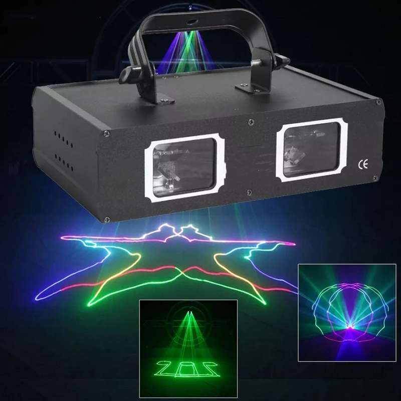 PM-016 Dual Head Full Colour Line Laser Stage Light