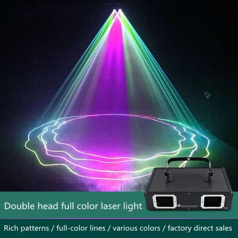 PM-016 Dual Head Full Colour Line Laser Stage Light