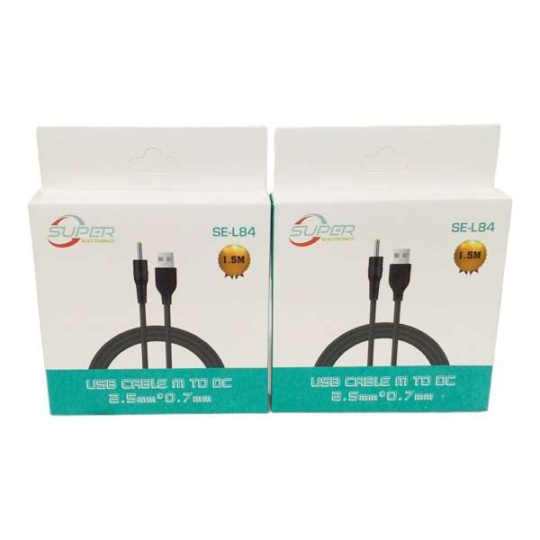 SE-L84 USB Cable Male To DC 2.5 x 0.7mm  1.5M