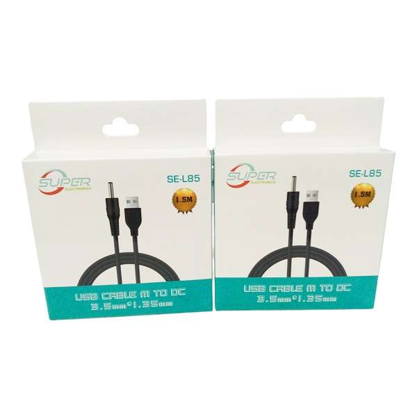 SE-L85 USB Cable Male To DC 3.5 x 1.35mm  1.5M