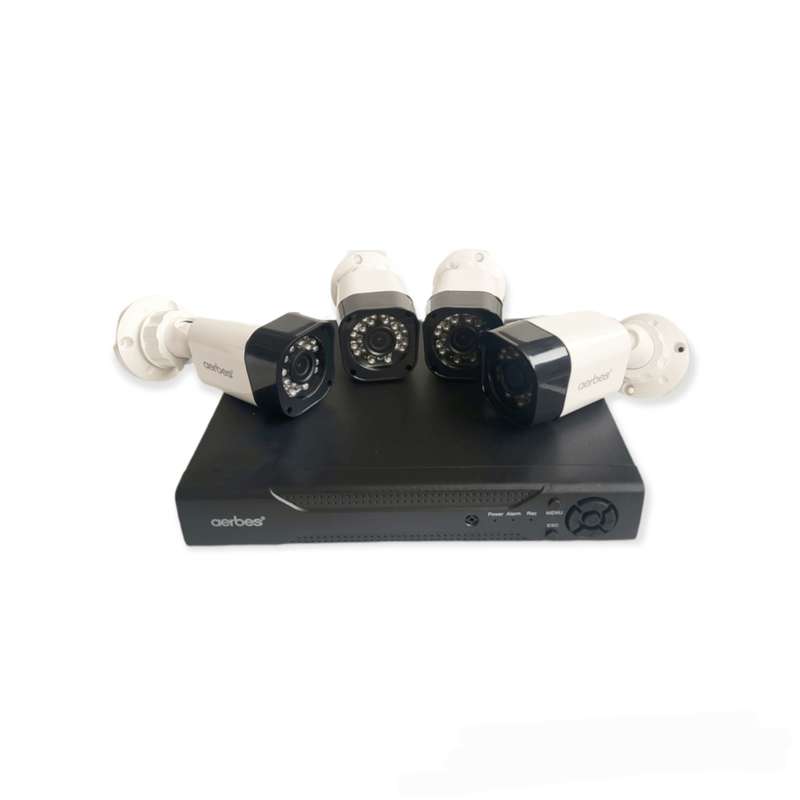 Aerbes AB-C231 1080P Full HD CCTV 4 Channel Security Camera System