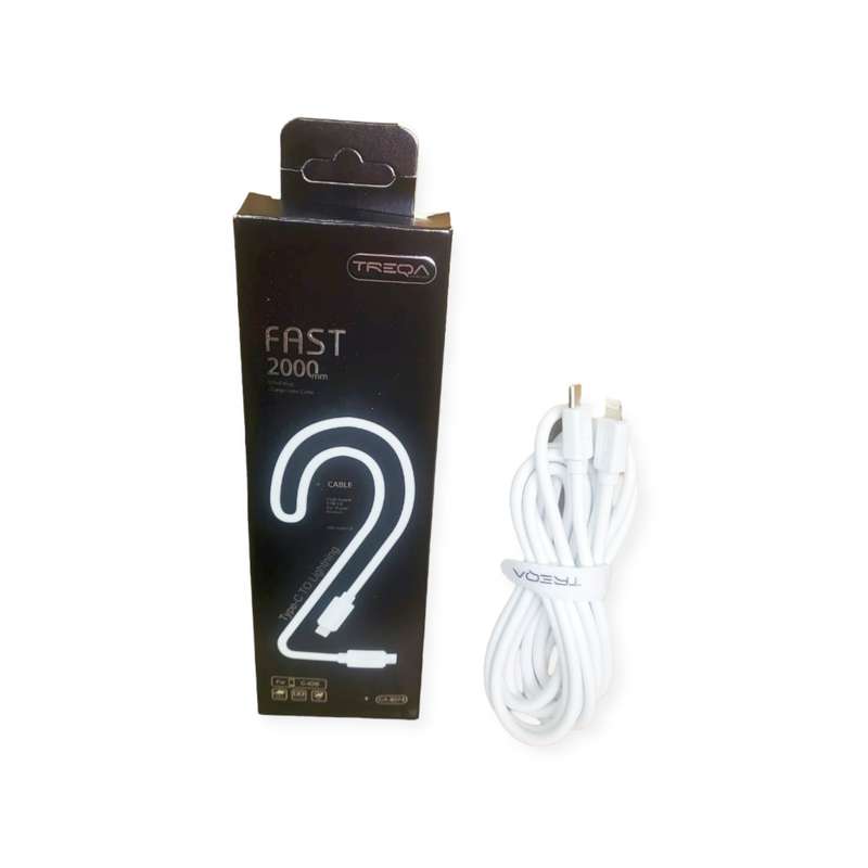 Treqa CA-8074 Type C To Lightning Pin 2M Cable