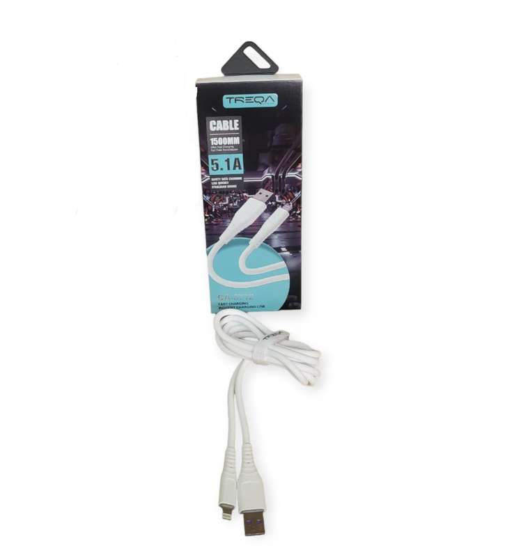 Treqa CA-8712 Lightning Cable for IOS 5.1A  1.5M