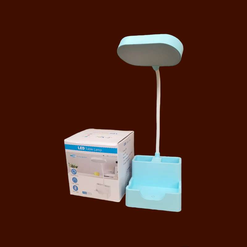 FA-6579 USB Rechargeable Desk Touch Lamp with 3 White Lights Pencil And Phone Holder