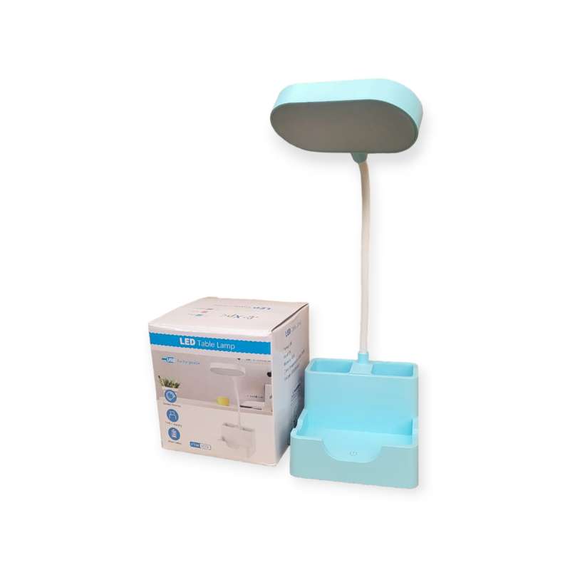 FA-6579 USB Rechargeable Desk Touch Lamp with 3 White Lights Pencil And Phone Holder