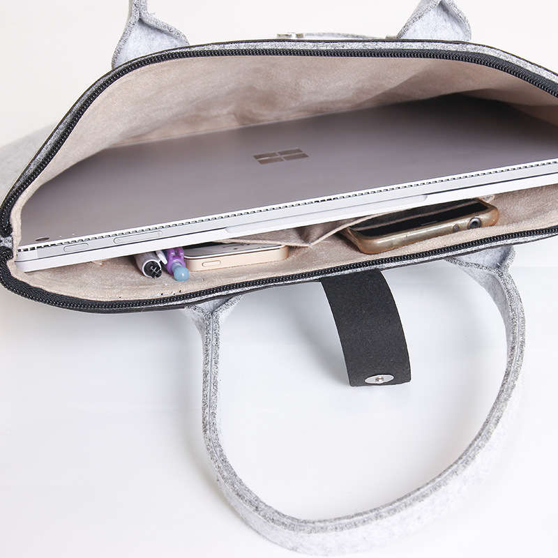 SE-155 Felt Laptop Handheld Bag 15Inch