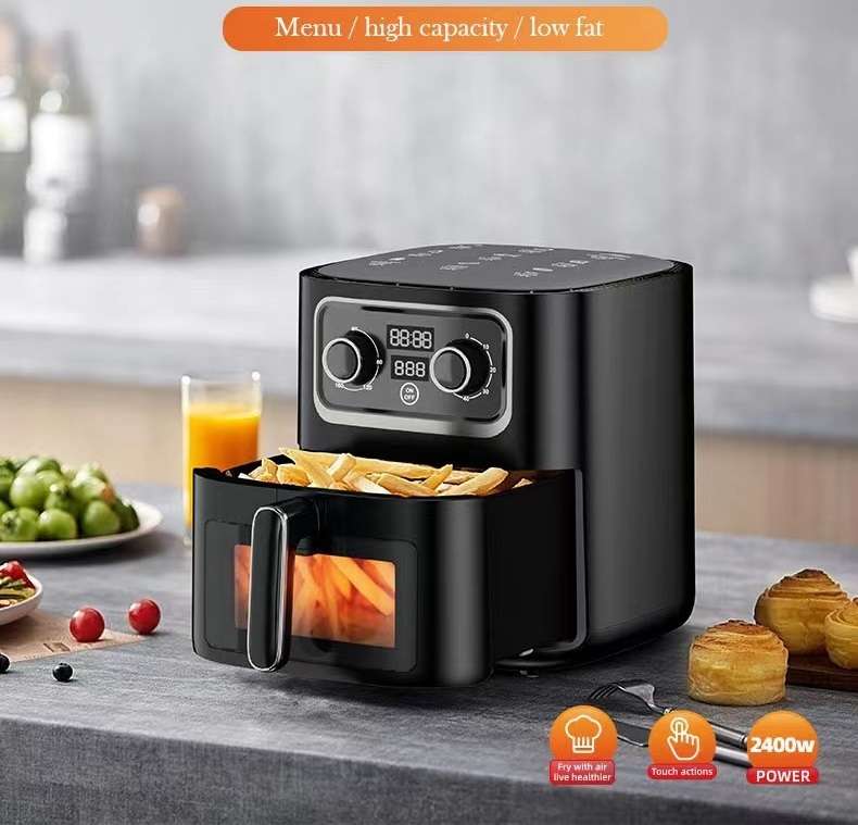 XF0911 10L Air Fryer 2400W  Smart Menu, Touch Display