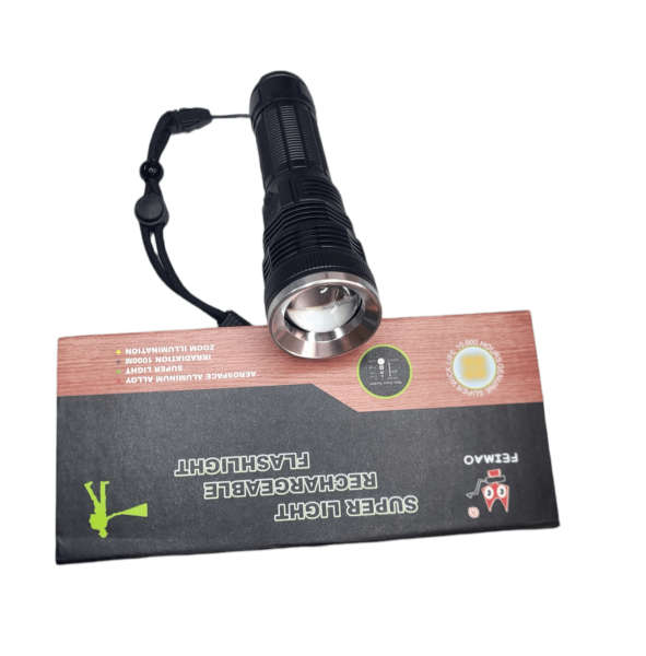FA-A80 Super E White Laser Rechargeable Flashlight