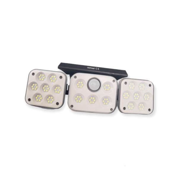 Aerbes AB-TA175 Solar Powered 3 Heads Multifunctional Inductional Wall Light