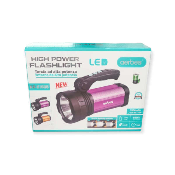 Aerbes AB-Z1035 High Power Flashlight 7000mAh