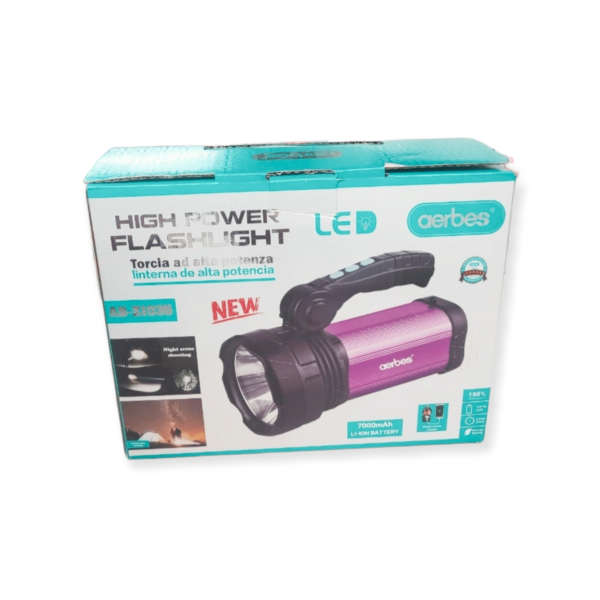 Aerbes AB-Z1035 High Power Flashlight 7000mAh