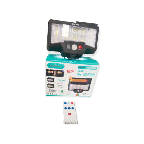 Aerbes AB-TA202-RGB Solar Powered Sensor Wall Light White + RGB