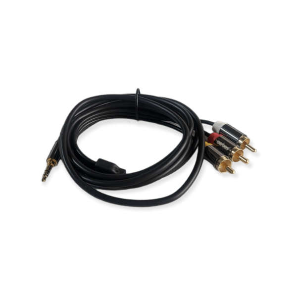 Aerbes AB-S054 3.5MM To 3 RCA Male Plug To RCA Stereo Audio Video Cable  1.8M