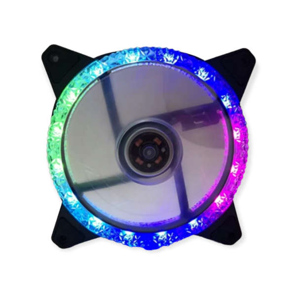 XF0458 12V RGB Computer Host Luminous Fan Ice Drill