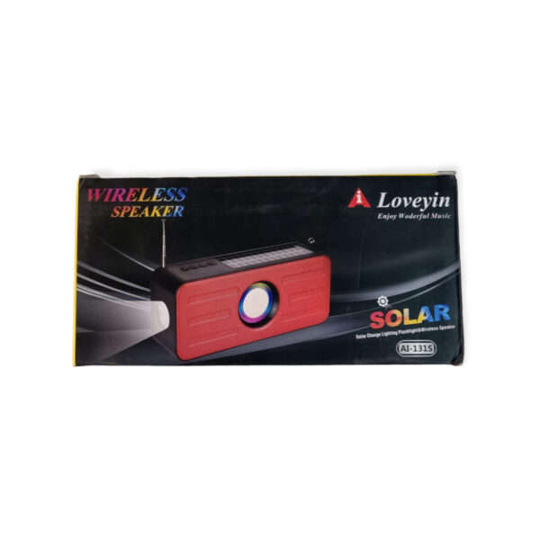 FA-AI1315 Loveyin Solar Powered Bluetooth Music Speaker with Light