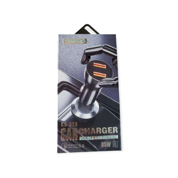Treqa CC-323 85W Dual Port USB Type-A Car Charger