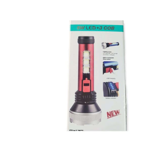 Aerbes AB-Z1108 Portable USB Rechargeable LED Flashlight