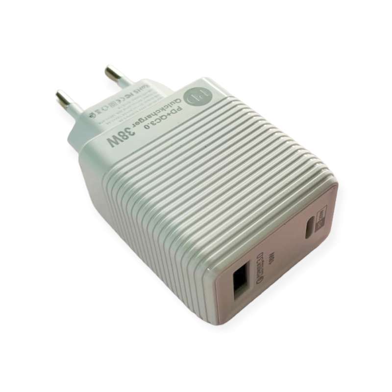 BS-170 Charger PD+QC3.0 38W With Type C to Lightning Cable
