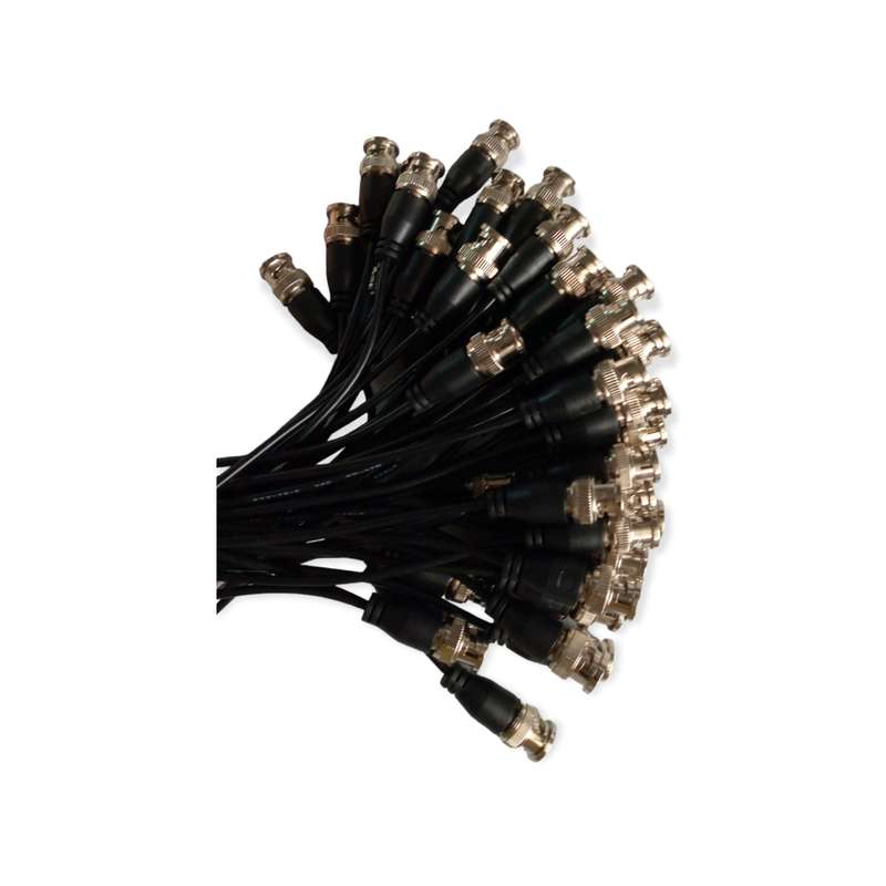 XF0574 BNC Connector Plug Male Tail Line 50PCS