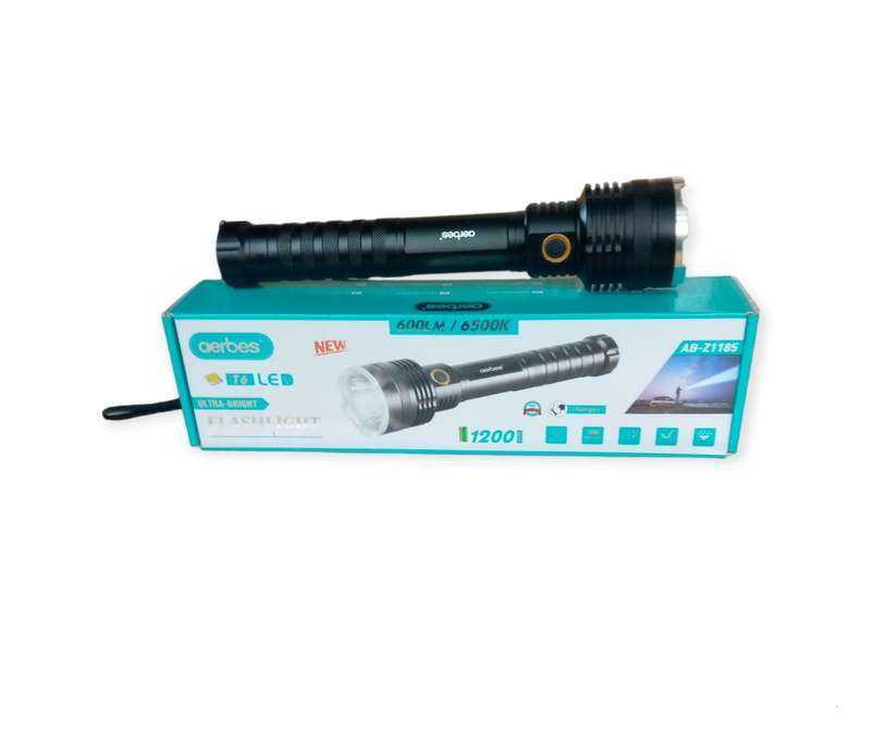 Aerbes AB-Z1185 Flashlight with 1200mah 18650 Battery